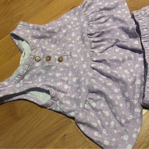 Purple Floral Kids Set Size Toddler 18 months - Picture 5 of 6